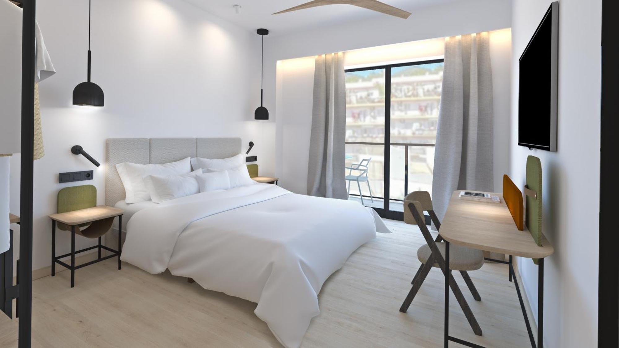 Hostal Mari Sant Antoni de Portmany Dış mekan fotoğraf